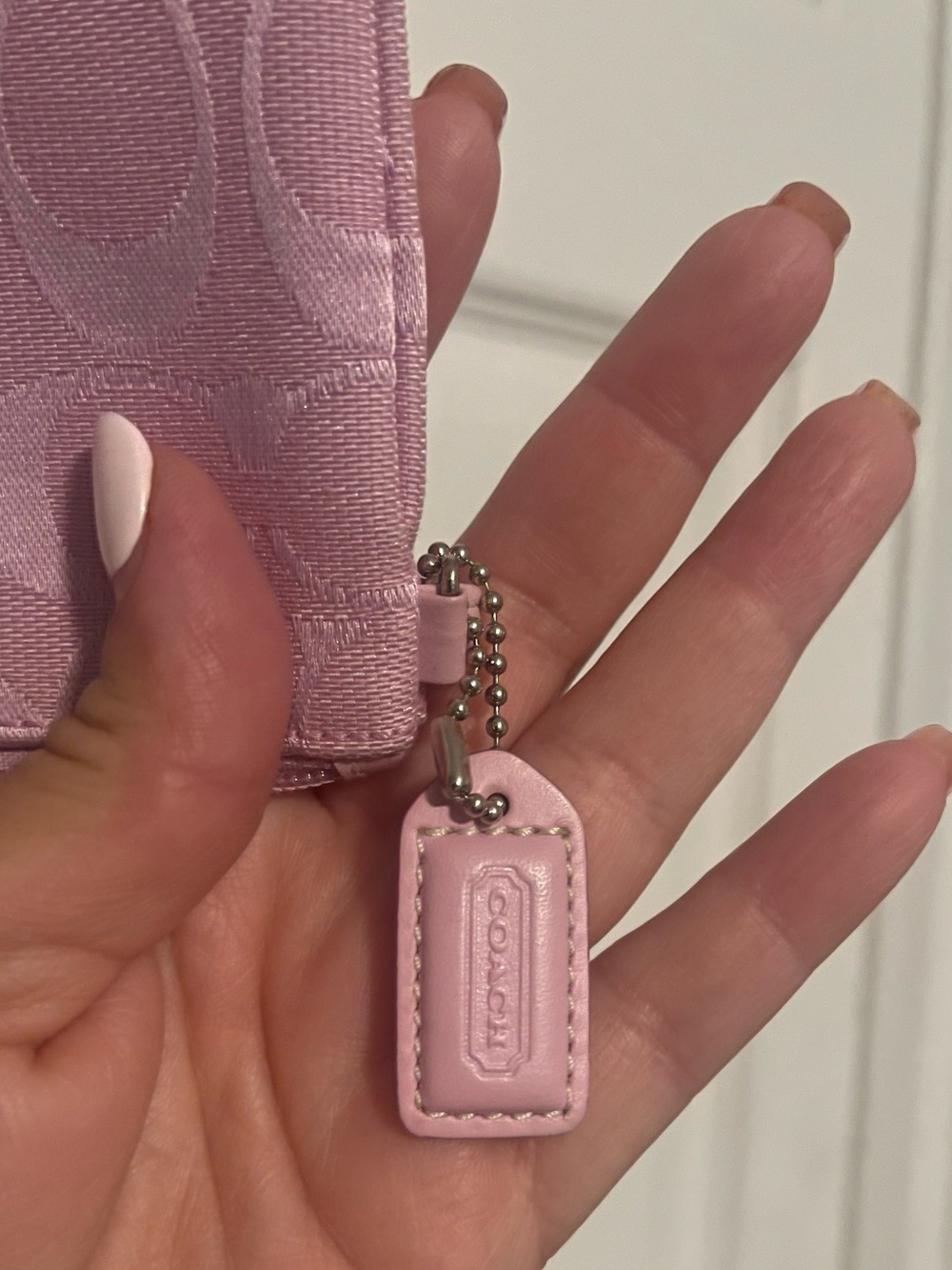 Coach Y2K Pink Wristlet Like New - Picture 3 of 3
